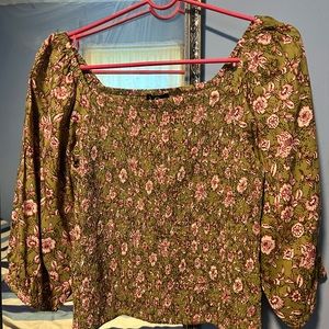 Beautiful floral blouse